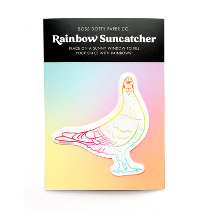Pigeon Suncatcher Sticker